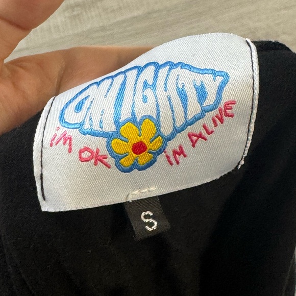 Omighty Y2K Pony Butterfly Graphic Tank Top Black Women’s Small - Picture 3 of 5